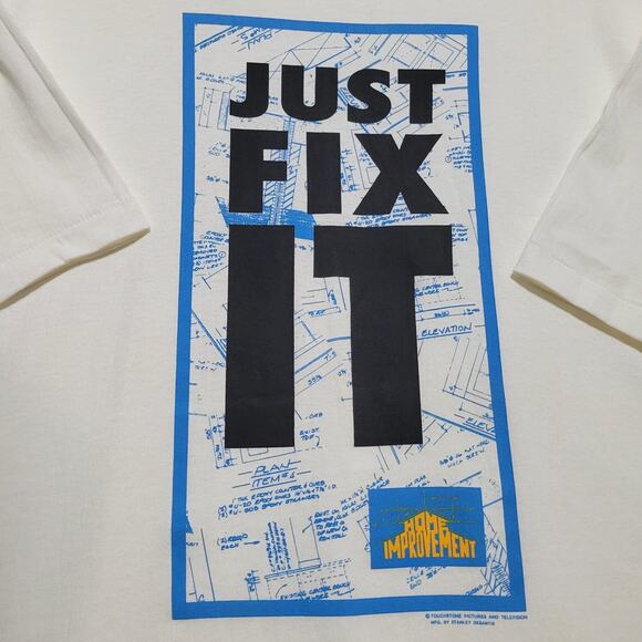Vintage 90s Home Improvement TV Promo Single Stitch Stanley Desantis T Shirt XL - Picture 5 of 12